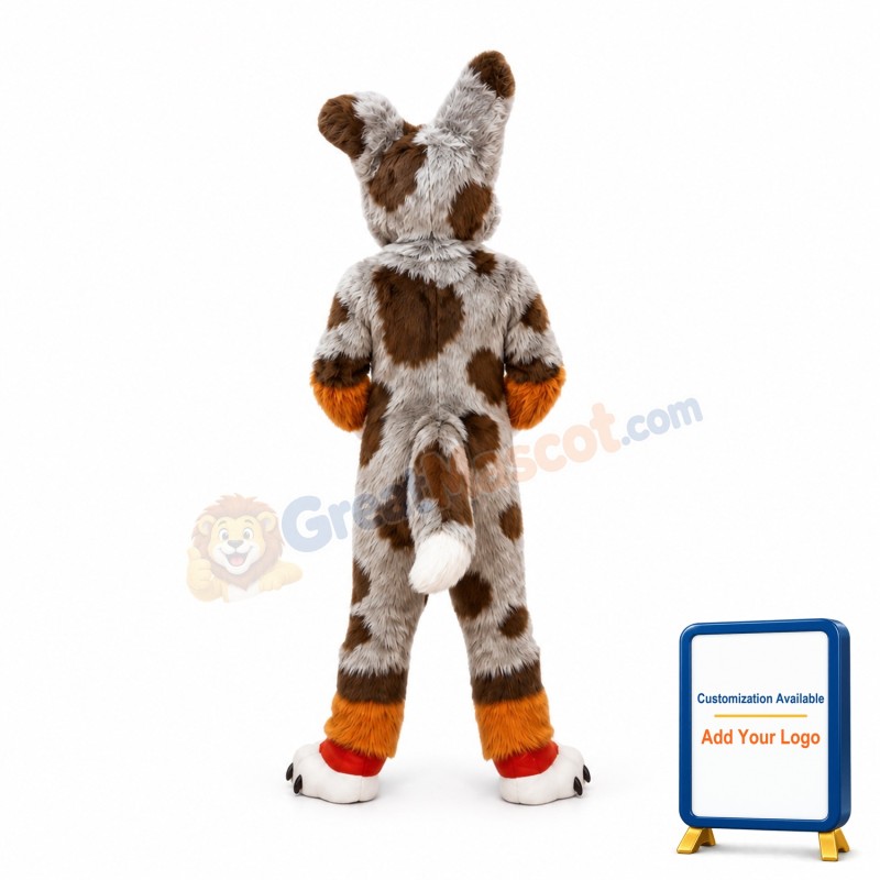Colorful Husky Dog Mascot Costume