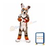 Colorful Husky Dog Mascot Costume