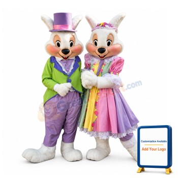 Mr. Or Mrs. Easter Bunny Mascot Costume