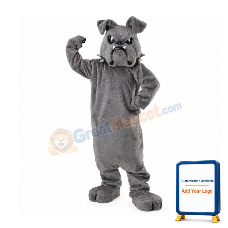 Fierce Lightweight Bulldog Mascot Costume