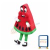 Watermelon Mascot Costume Adult Size Cartoon Happy Fruit Watermelon