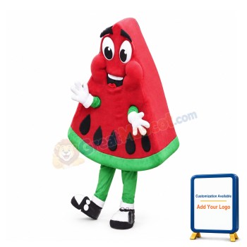 Watermelon Mascot Costume Adult Size Cartoon Happy Fruit Watermelon