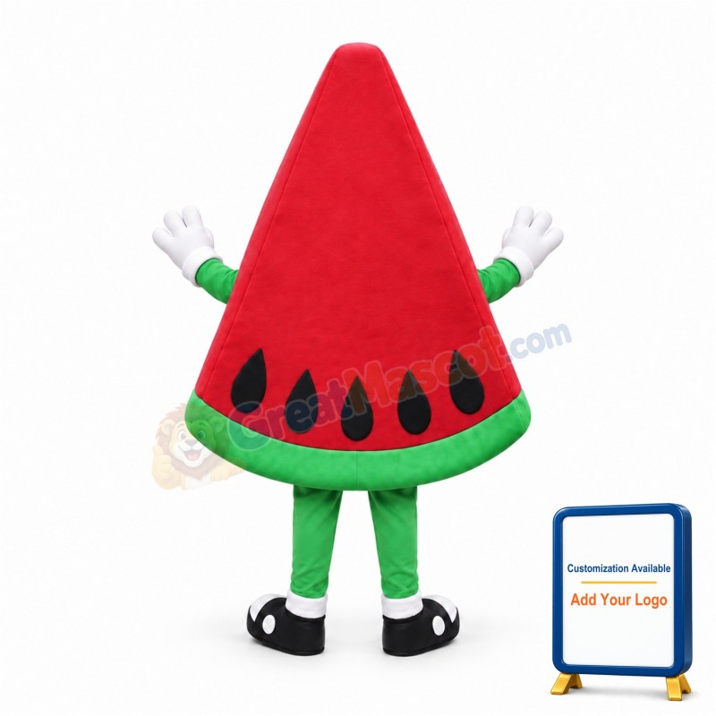 Watermelon Mascot Costume Adult Size Cartoon Happy Fruit Watermelon