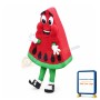Watermelon Mascot Costume Adult Size Cartoon Happy Fruit Watermelon