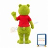 Green Teddy Bear Mascot Costume