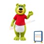 Green Teddy Bear Mascot Costume