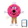 Pink Donut Mascot Costume