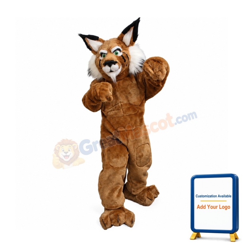 Power Bobcat Mascot Costumes