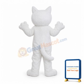 White Cat Mascot Costumes