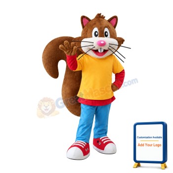 Cartoon Squirrel Mascot Costumes