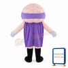 Brain Mascot Costume With Cape For Adult