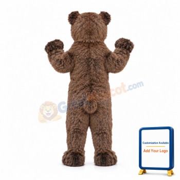 Black Grizzly Bear Mascot Costume