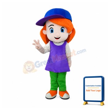 Sport Girl Mascot Costume