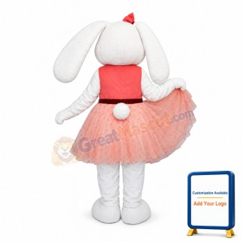 Beautiful Easter Bunny Mascot Costume