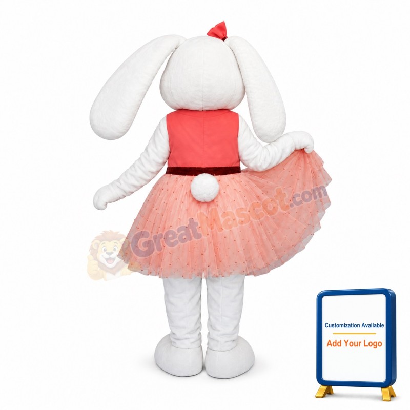 Beautiful Easter Bunny Mascot Costume