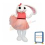 Beautiful Easter Bunny Mascot Costume