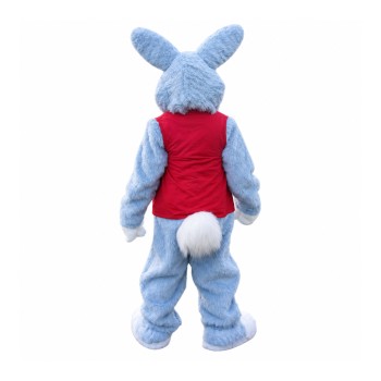 Animal Blue Easter Bunny Mascot Costume