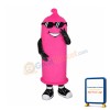 Pink Condom Mascot Costume