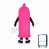 Pink Condom Mascot Costume