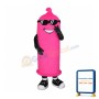 Pink Condom Mascot Costume
