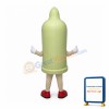 Happy Lightweight Condom Mascot Costume
