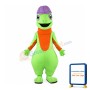 Happy Lightweight Lizard Mascot Costume