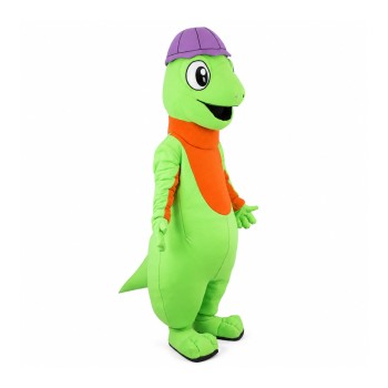 Happy Lightweight Lizard Mascot Costume