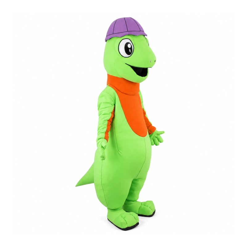 Happy Lightweight Lizard Mascot Costume