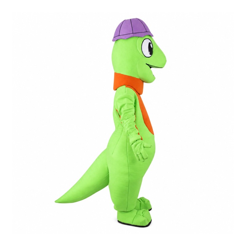 Happy Lightweight Lizard Mascot Costume