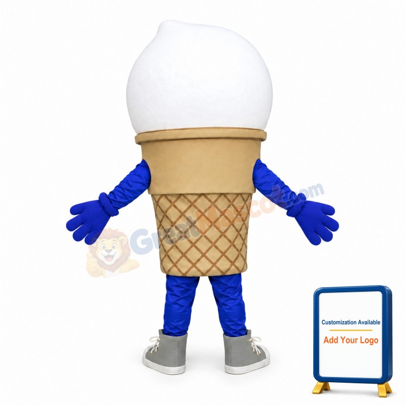 Ice Cream Mascot Costume