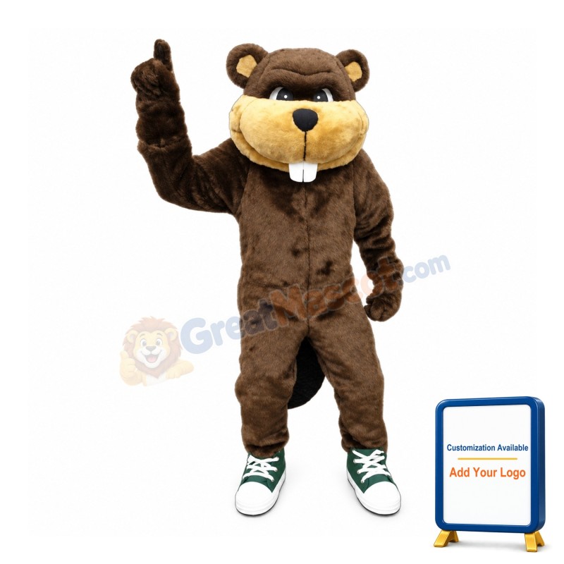 Sport School Beaver Mascot Costume