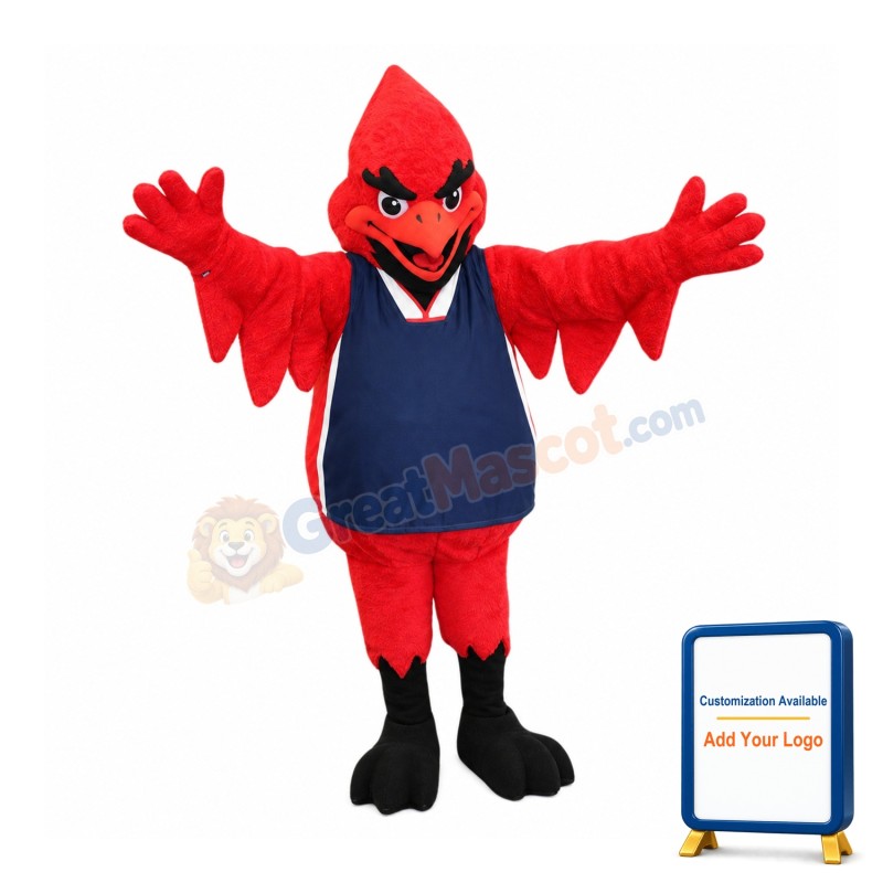 School Cardinal Mascot Costume