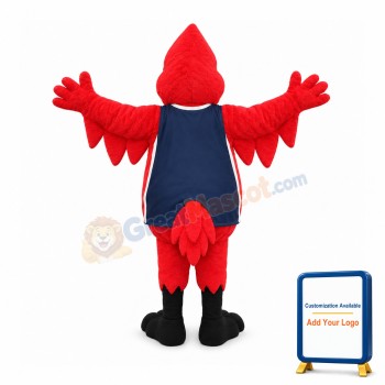 School Cardinal Mascot Costume