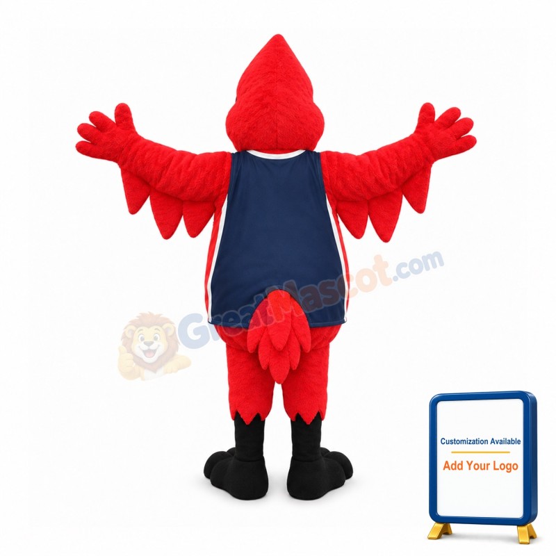 School Cardinal Mascot Costume