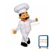 Happy Chef Mascot Costume