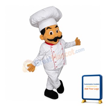 Happy Chef Mascot Costume