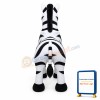 White Black Zebra Mascot Costume