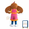 Sula Baby Elephant Brown Mascot Costume