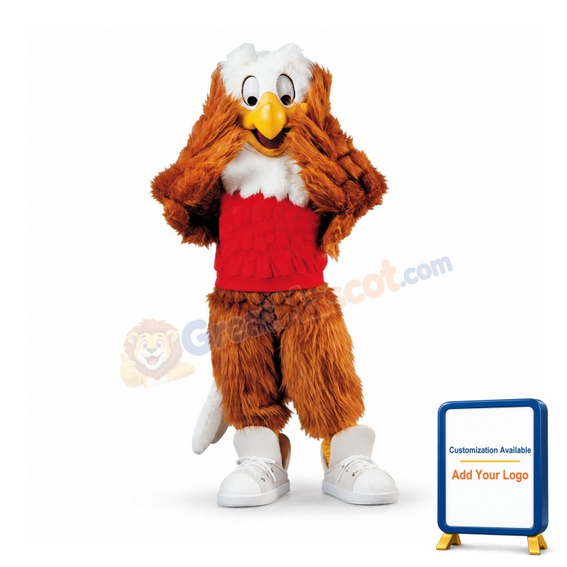 School Sport Eagle Mascot Costume