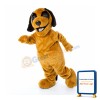 Happy Yellow Dog Mascot Costume