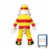 Earnest Fire Dog Mascot Costume