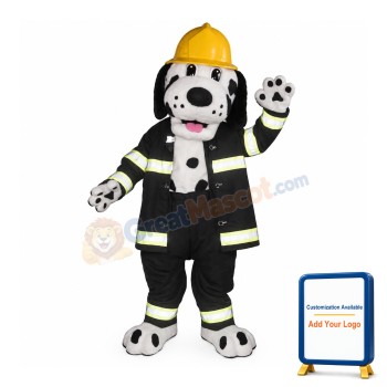 Fire Dog Mascot Costume