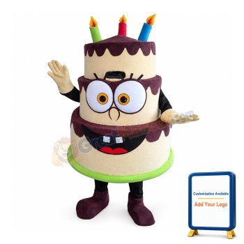 Happy Birthday Cake Mascot Costume
