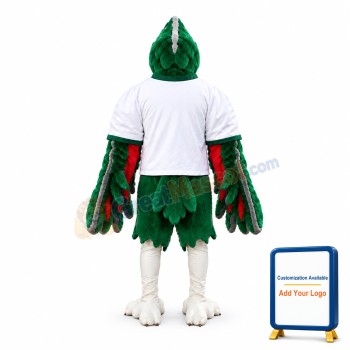 Sport Green Phoenix Mascot Costume