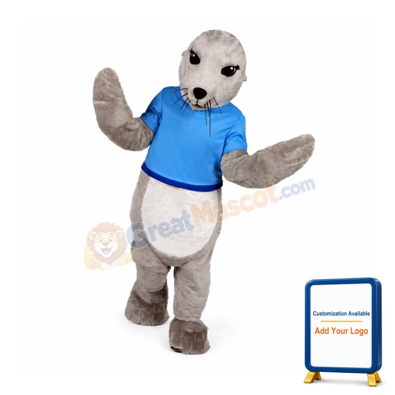 Super Cute Seal Mascot Costume