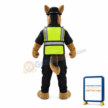 Police Dog Mascot Costume