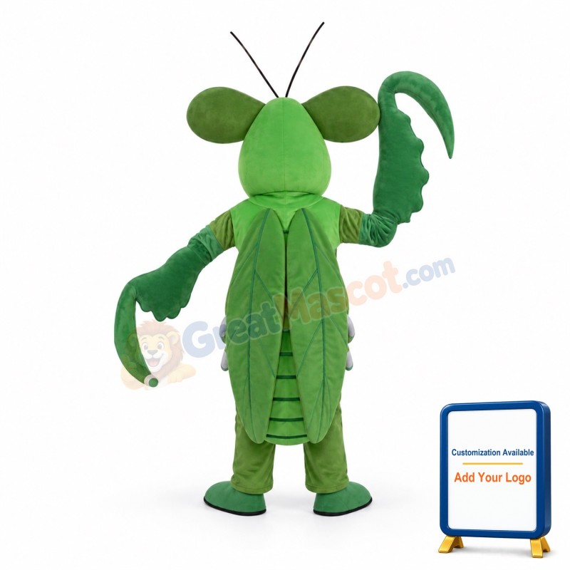 Green Mantis Mascot Costume