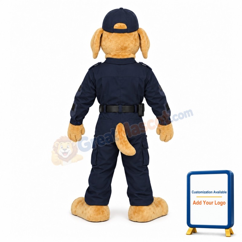 Police Dog Mascot Costume