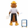 Worker Beaver Mascot Costume