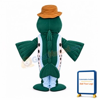 Trout Fish Mascot Costume